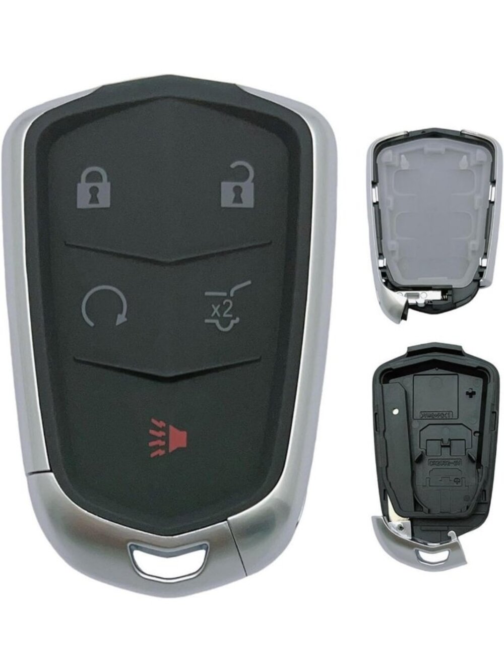 Key Fob Shell Case for 2015-2019 Cadillac Models - Keyless Entry Remote Cover